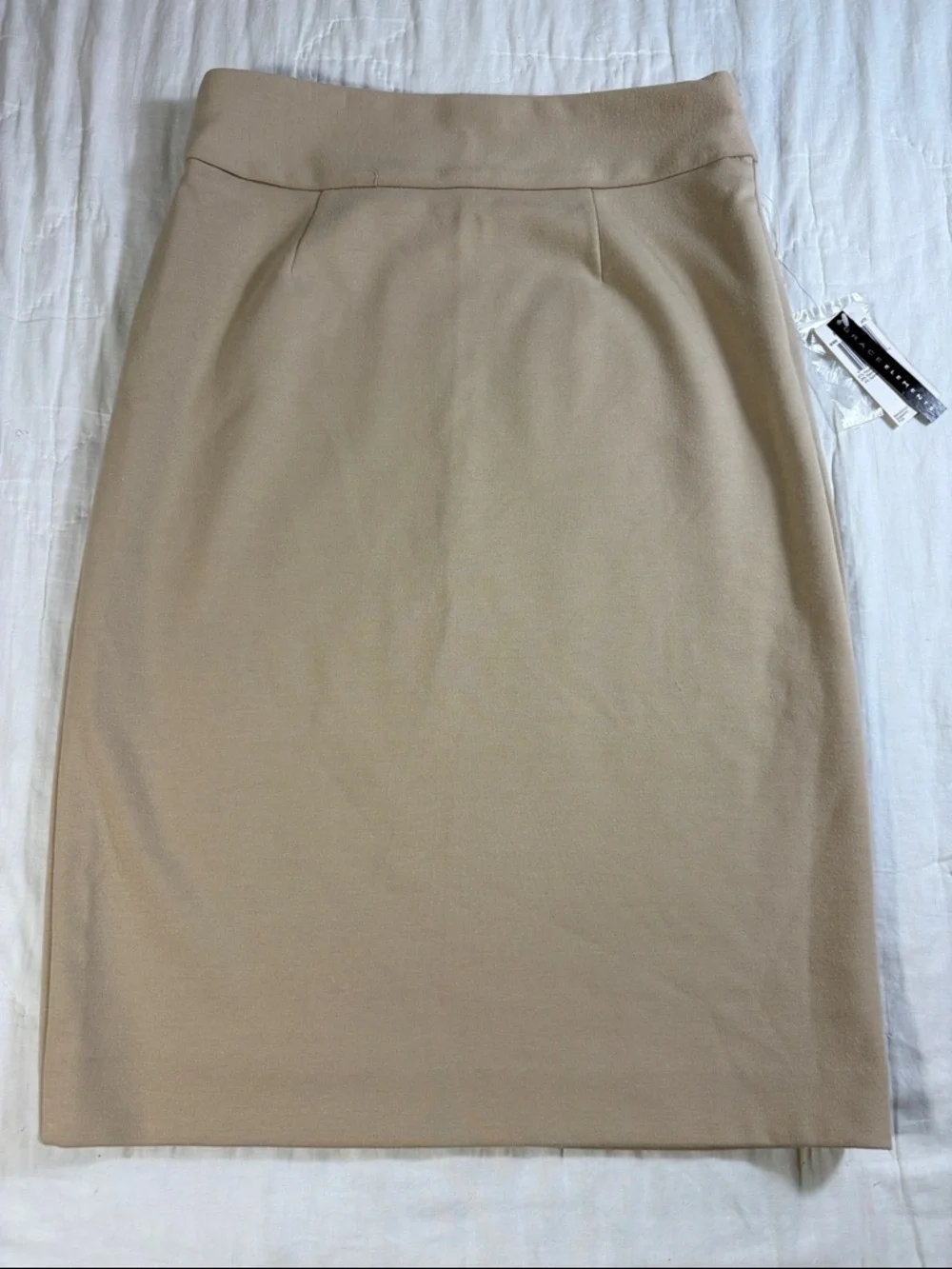 NWT Grace Elements‎ Tan Pencil Skirt High Waist Career Business Casual Women's 4